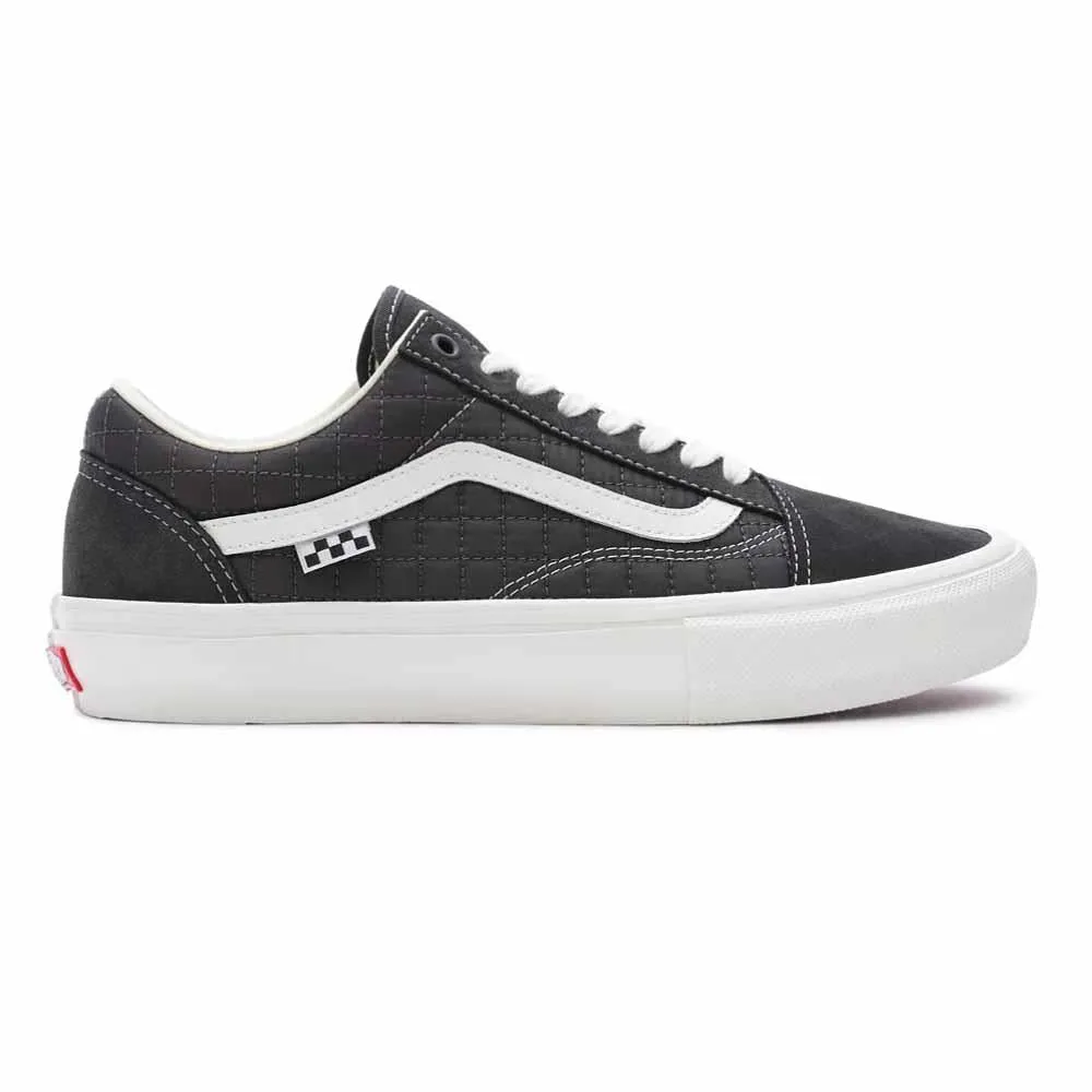 Vans MN Skate Old Skool Pro Vulcanised Quilted Charcoal Skate Shoes