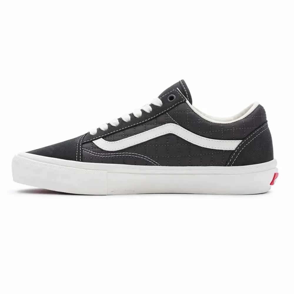 Vans MN Skate Old Skool Pro Vulcanised Quilted Charcoal Skate Shoes