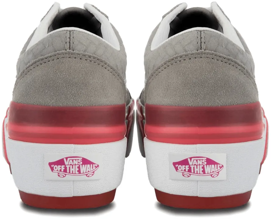 Vans Old Skool Stacked Suede Emboss Grey/Pink