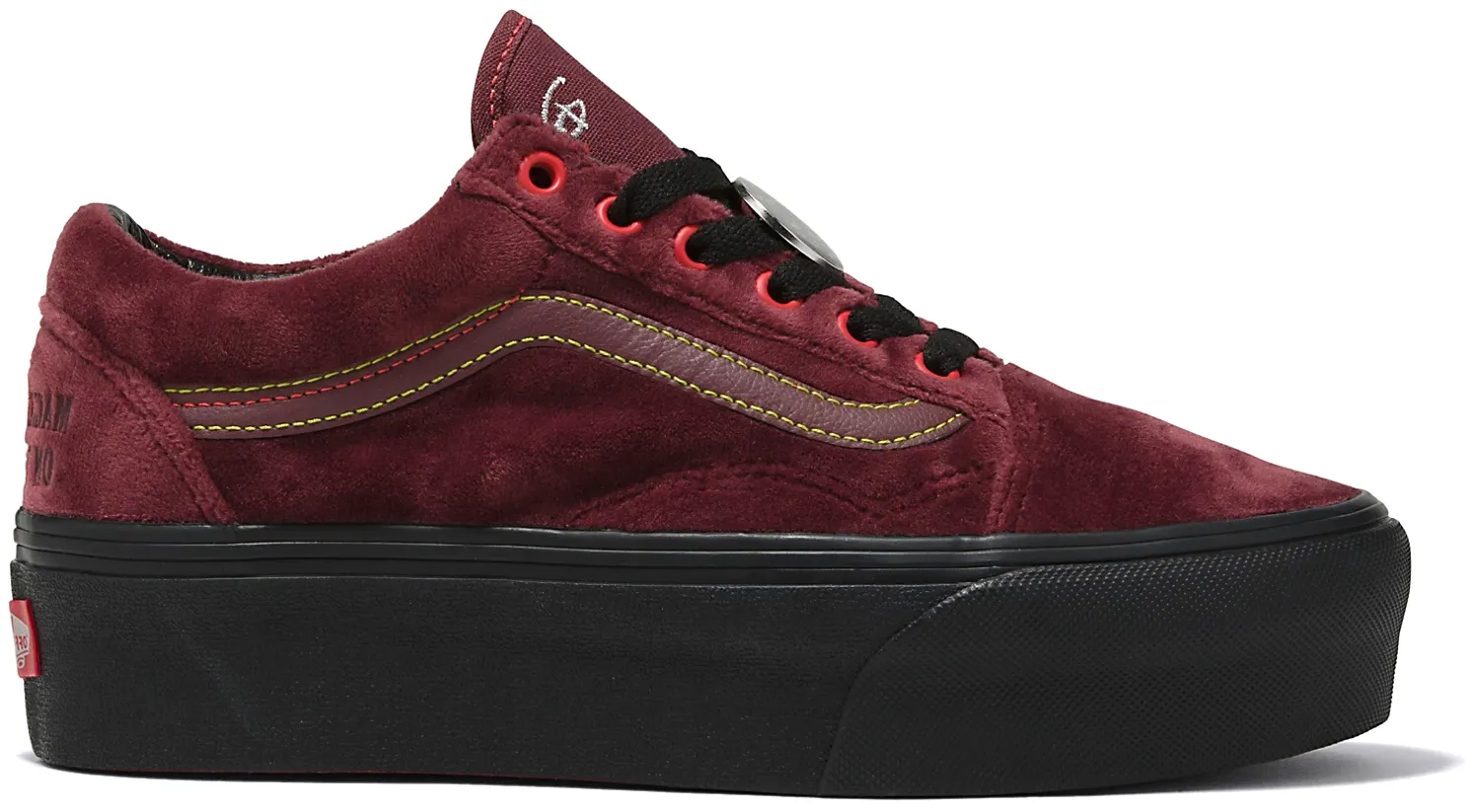 Vans Old Skool Stackform Disney 100 Poison Apple Mahogany