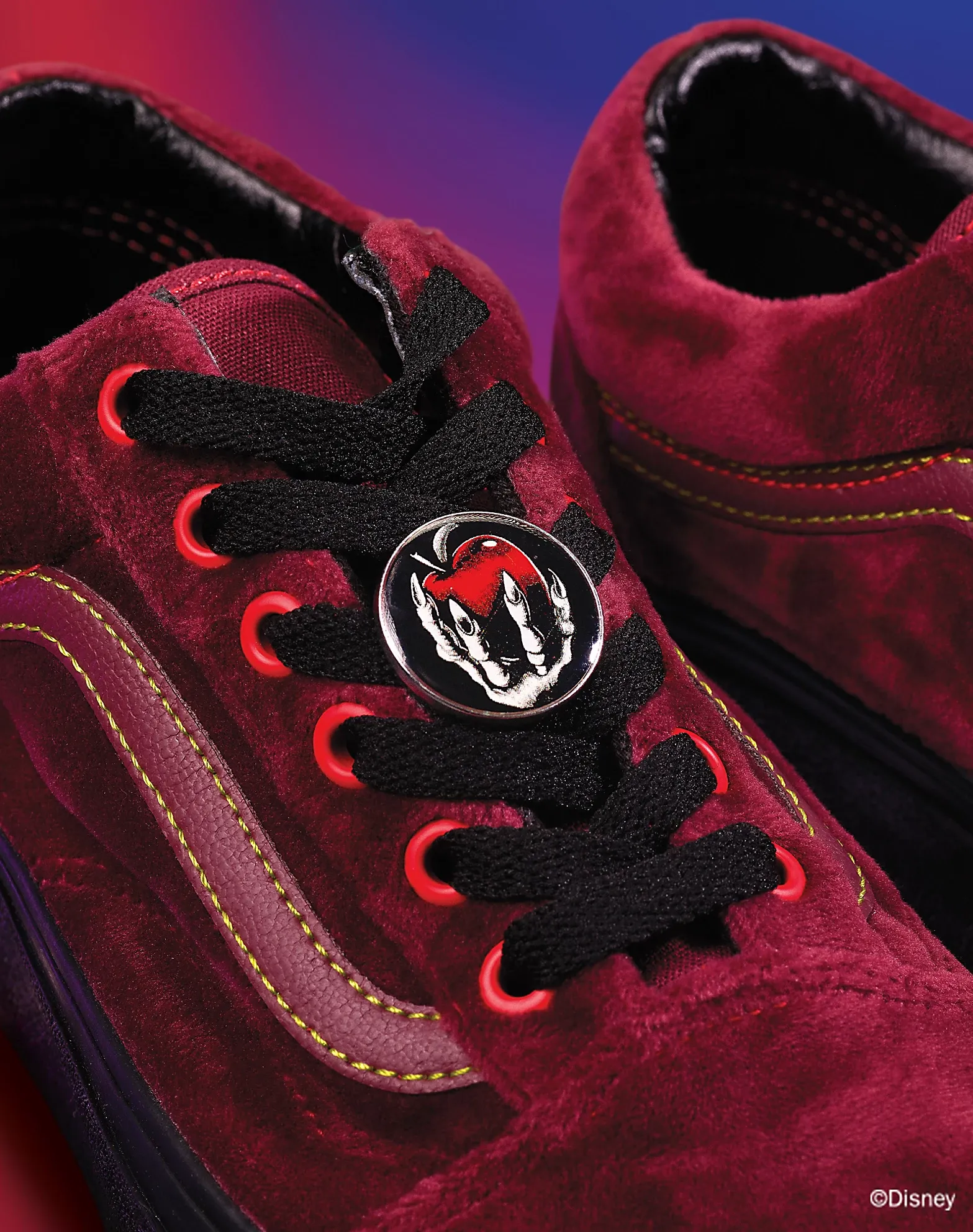 Vans Old Skool Stackform Disney 100 Poison Apple Mahogany