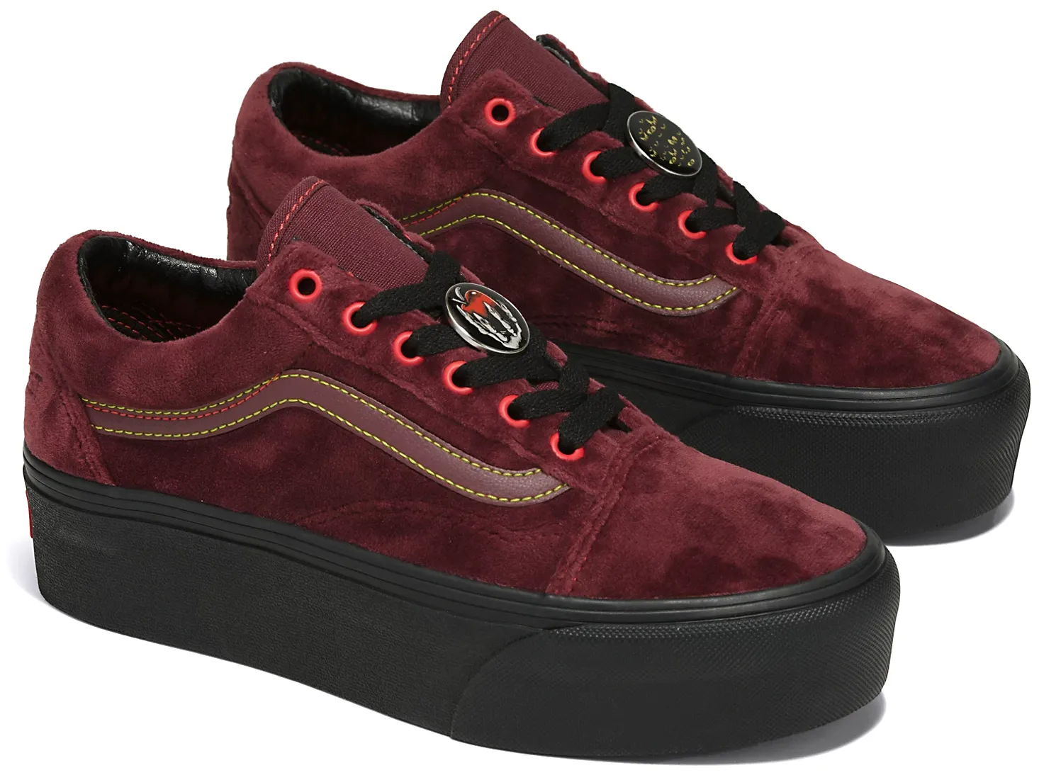 Vans Old Skool Stackform Disney 100 Poison Apple Mahogany