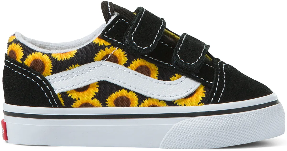 Vans Toddler Old Skool Sunflower Black/Yellow