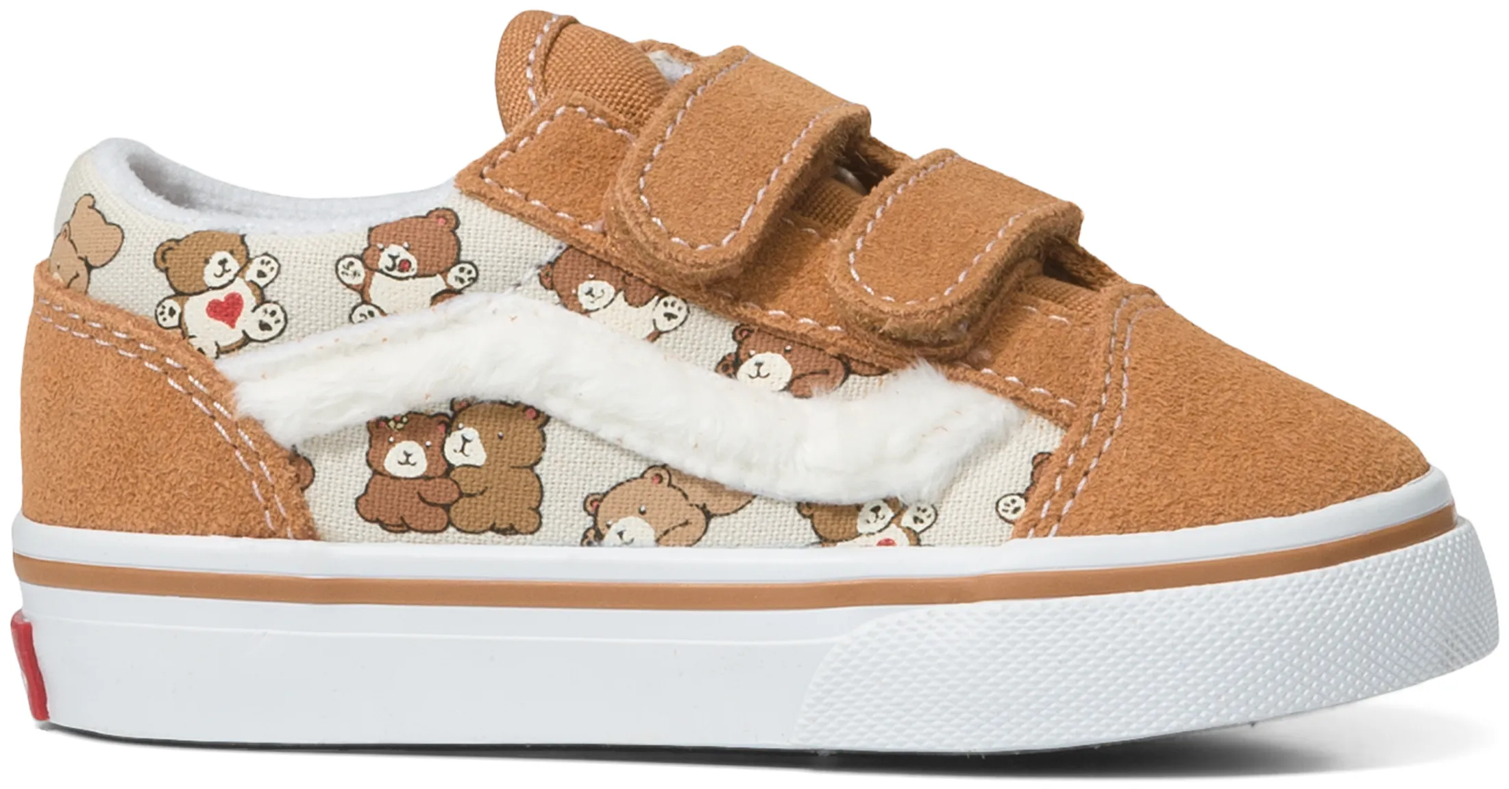 Vans Toddler Old Skool V Bear Hugs Brown/Multi