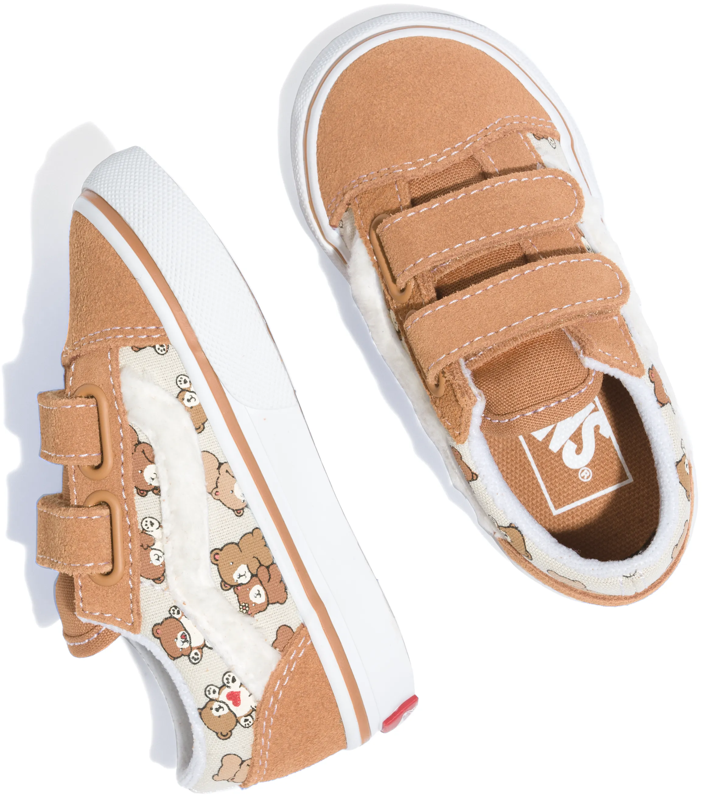 Vans Toddler Old Skool V Bear Hugs Brown/Multi