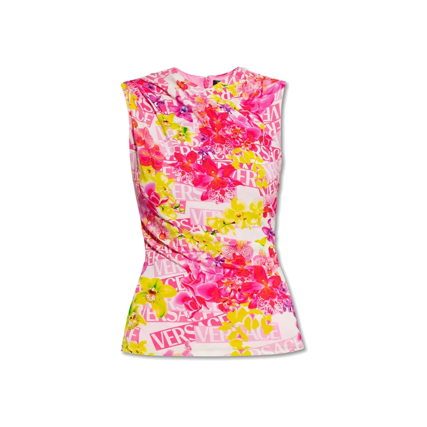 Versace    Versace Versace Sleeveless Printed Top