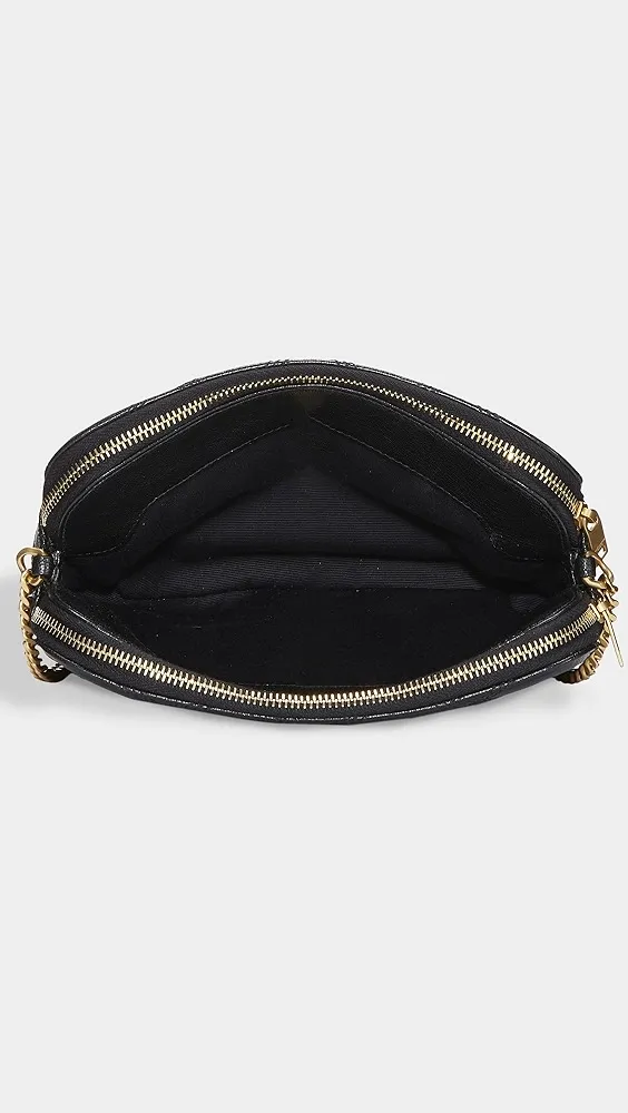 What Goes Around Comes Around   YSL Black Calfskin Becky Camera Bag 