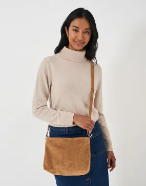 Women's Crossbody Bag in Tan from Crew Clothing Company