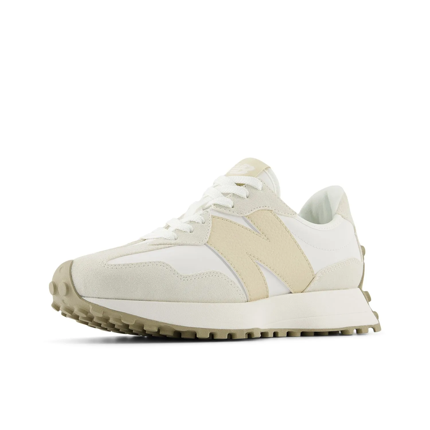 Women's New Balance 327 Color: Sea Salt with Sandstone