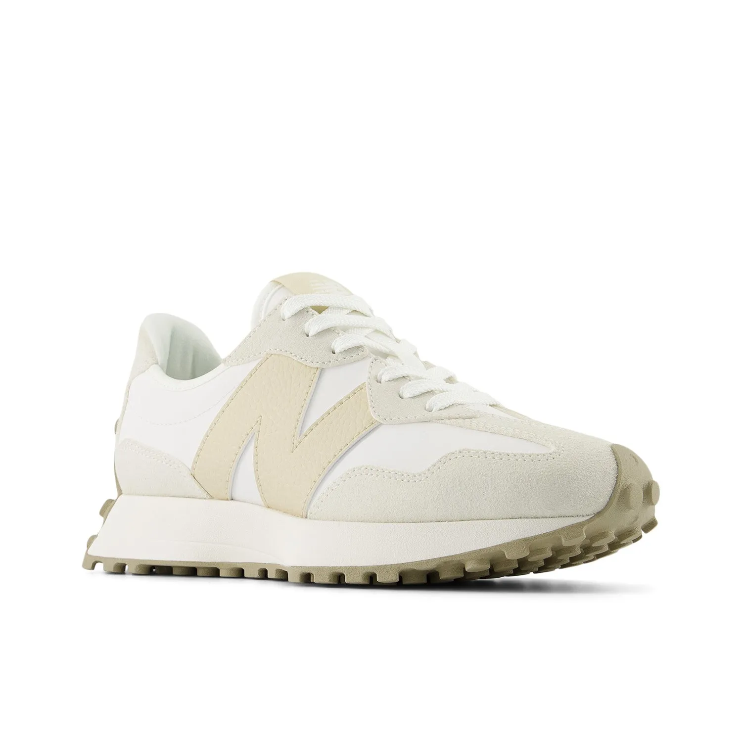 Women's New Balance 327 Color: Sea Salt with Sandstone