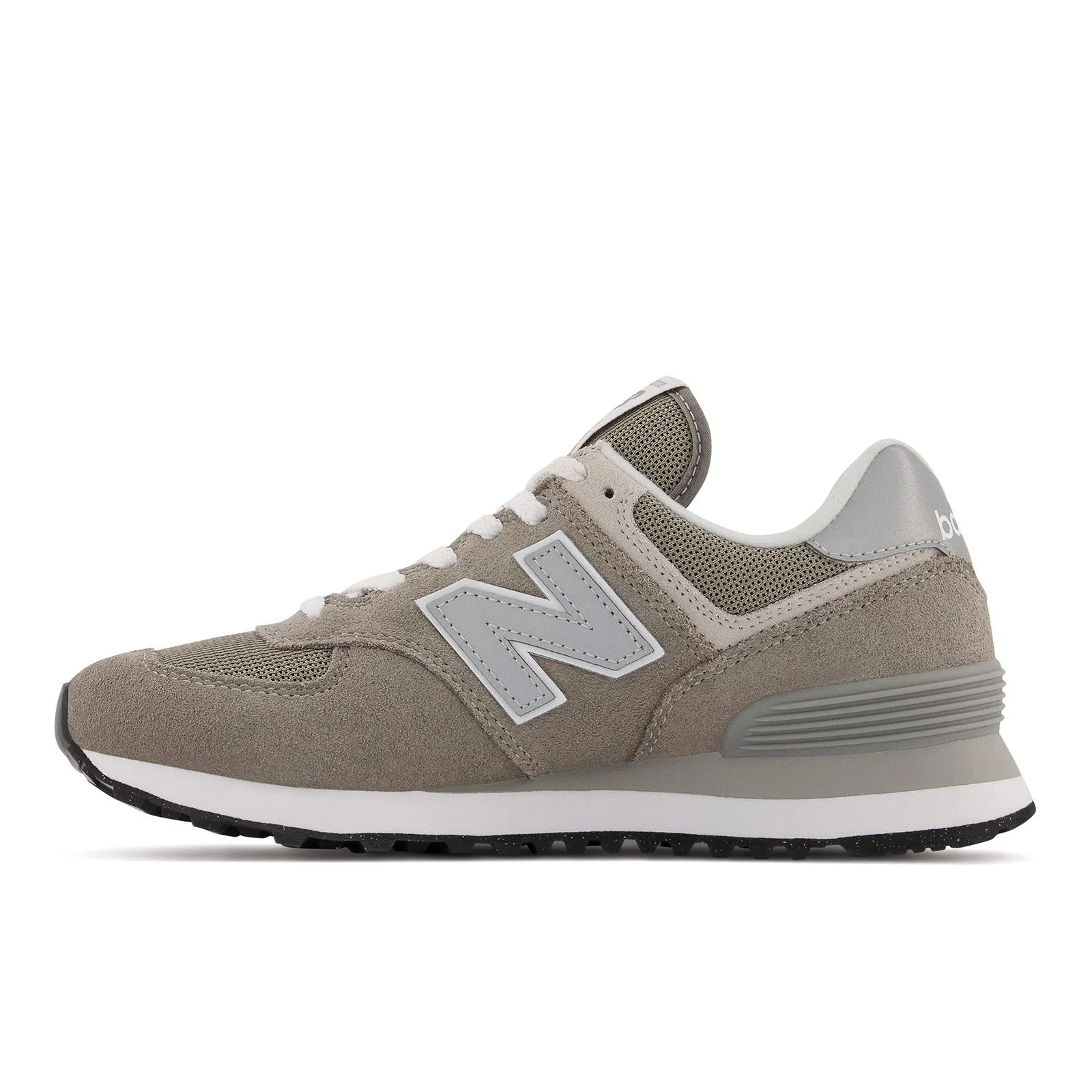 Women's New Balance 574 Core Color: Grey with White