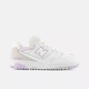 Womens/Kids New Balance 550 - White with Thistle