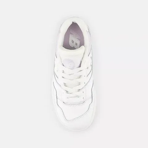 Womens/Kids New Balance 550 - White with Thistle