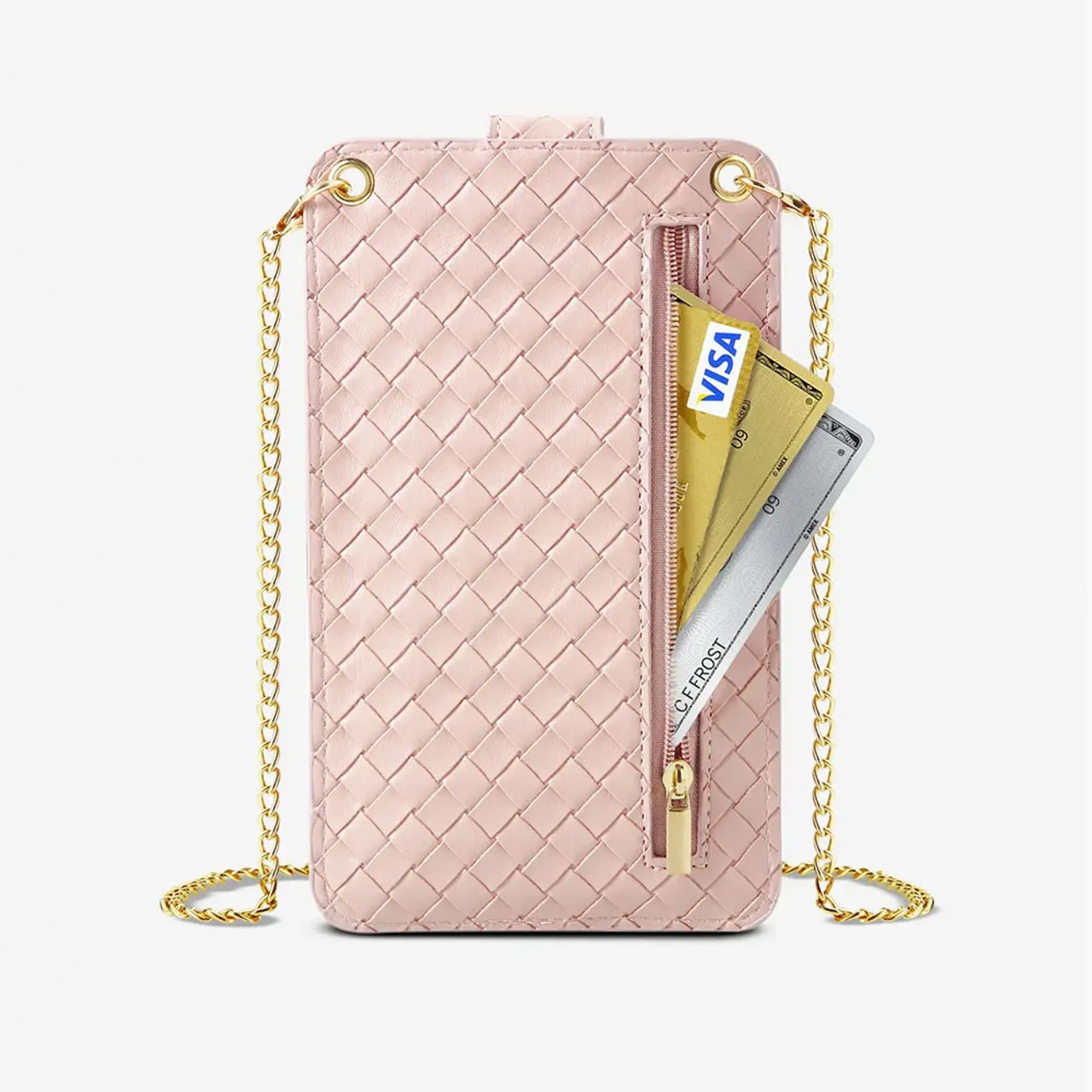 Women's Ellie Rose Crossbody Phone Bag - Blush