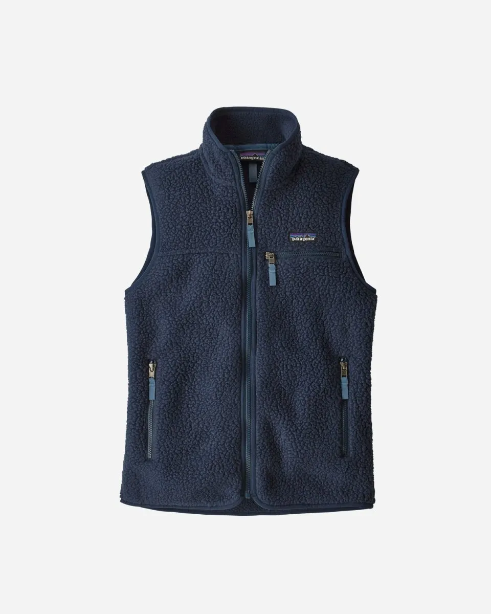 Ws Retro Pile Vest - Navy